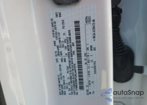 2025 Ford Bronco Outer Banks from USA, damaged, VIN 1FMEE8BP2SLA47575